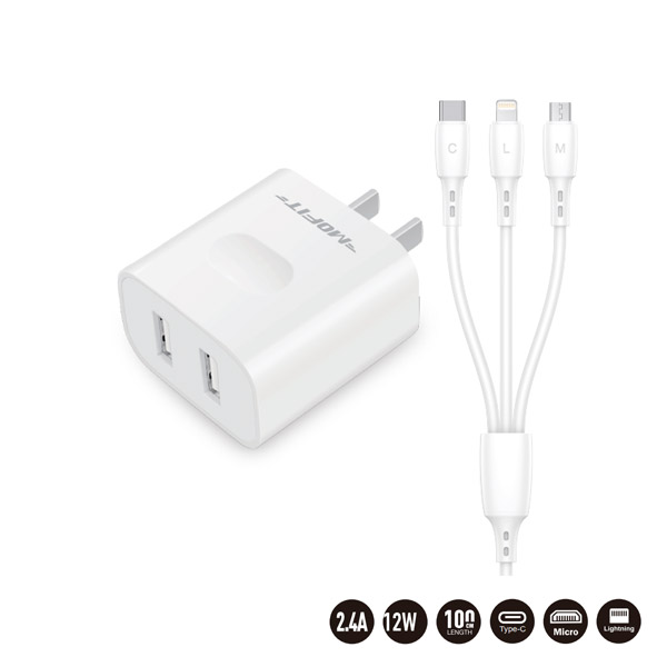 M2USB-12W-C3 CHARGER SET